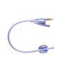 Rusch 100% Silicone 3-Way Foley Catheter - 30cc Balloon Capacity
