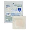 Dynarex DynaFoam AG Bordered Silver Foam Dressing