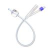 Medline Two-Way 100% Select Silicone Straight Tip Foley Catheter - 10cc Balloon Capacity