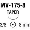 Medtronic Surgipro II Taper Point 18 Inch Monofilament Polypropylene Suture with MV-175-8 Needle 