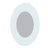 PolyMem Shapes Silver Oval Dressing
