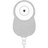 Marlen UltraLite One-Piece Shallow Convex Pre-cut Urostomy Pouch With Skin Shield Barrier