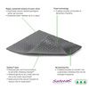 Mepilex Transfer Ag Antimicrobial Dressing Features