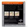 Medline Optifoam Antimicrobial Adhesive Sacral Dressing