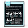 Medline Optifoam Gentle Heel Silicone-Faced Foam Dressing - Application