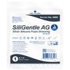 Dynarex SiliGentle AG Silver Silicone Bordered Foam Dressings - 3085