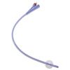 Covidien Dover Two-Way Coude Tip Silicone Foley Catheter - 30cc Balloon Capacity