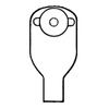 Nu-Hope Convex Round Post-Operative Adult Drainable Pouch