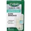 Medline Curad Soothe and Cool Clear Waterproof Hydrogel Bandages