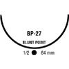 Medtronic Blunt Taper Point Protect Point Suture with Needle BP-27