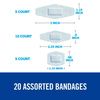 Nexcare Pain-Free Removal Sensitive Skin 20 Bandages