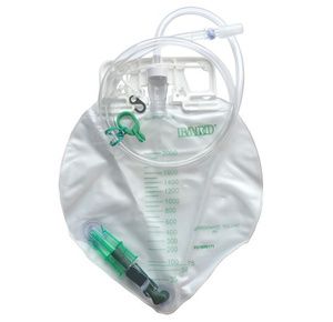 Bard Bedside Urine Drainage Bag With Anti-Reflux Device