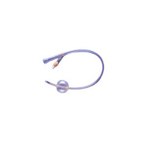 Rusch Soft Simplastic Coude Tip 2-Way Foley Catheter - 30cc Balloon Capacity
