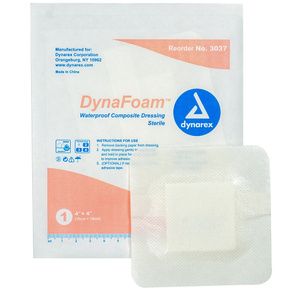 Dynarex DynaFoam Waterproof Bordered Composite Dressing