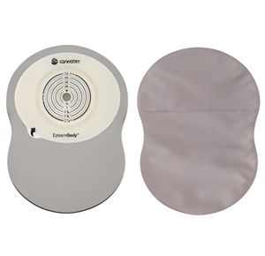 Convatec Esteem Body One-Piece Deep Convex Trim To Fit Ostomy Pouch with Closed End
