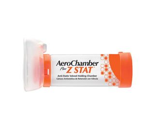 Monaghan AeroChamber Plus Z STAT Anti-Static Valved Holding Chamber With ComfortSeal Small Mask