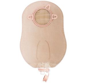 Hollister New Image Two-Piece Transparent Urostomy Pouch With Adjustable Drain Valve