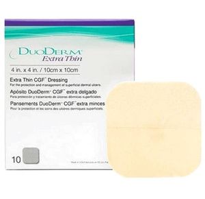 ConvaTec DuoDERM Extra Thin Dressing - 4 x 4 inches - Square