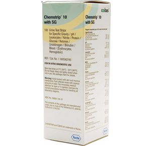 Roche Chemstrip 10 SG Urinalysis Test
