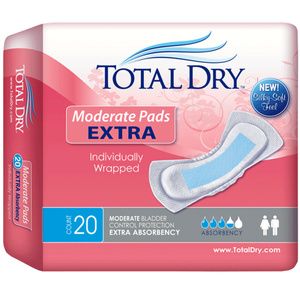 Secure Personal Care TotalDry Moderate Pads Extra
