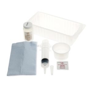 Medline Sterile Piston Irrigation Syringe Tray With Saline
