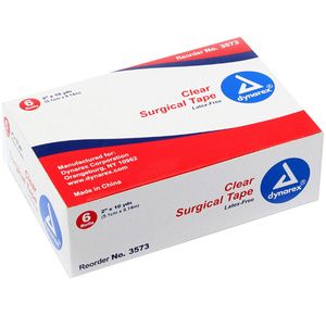 Dynarex Hypoallergenic Clear Surgical Tape