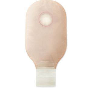 Hollister New Image Two-Piece Ultra-Clear Drainable Ostomy Pouch With Lock n Roll Microseal Closure