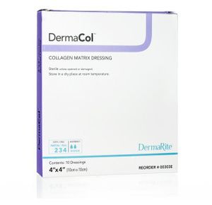 DermaRite DermaCol Collagen Matrix Wound Dressing