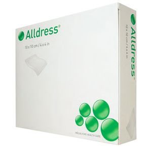 Molnlycke Alldress Multi Layered Absorbent Film Dressing
