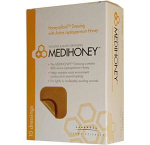 Derma Sciences Medihoney Honeycolloid Dressing - Non-Adhesive