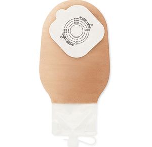 Hollister Pouchkins One-Piece Flat Standard Wear Cut-To-Fit Transparent Urostomy Pouch