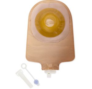 Hollister Premier One-Piece Extended Wear Convex Cut-to-fit Transparent 9 Inches Urostomy Pouch