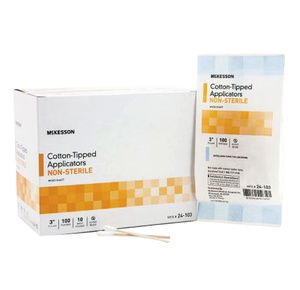 McKesson Cotton Tip Wood Shaft Non-Sterile Swabstick