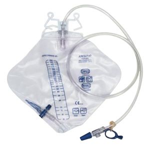 Amsino AMSure Urinary Drainage Bag with Anti-Reflux Flutter Valve