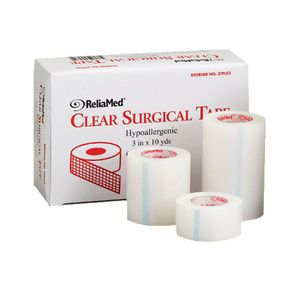 ReliaMed Hypoallergenic Clear Surgical Tape