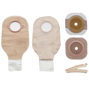 Hollister New Image Two-Piece Flat Cut-to-Fit Sterile Drainable Pouch Kit With FlexWear Skin Barrier