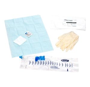MTG Instant Cath Coude Tip Closed System Catheter Kit