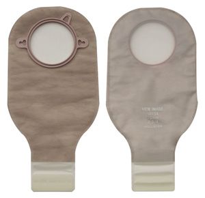Hollister New Image Two-Piece Standard Wear Drainable Pouch With Lock n Roll Microseal Closure