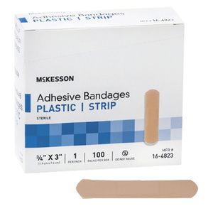 McKesson Sheer Patch Plastic Adhesive Bandage