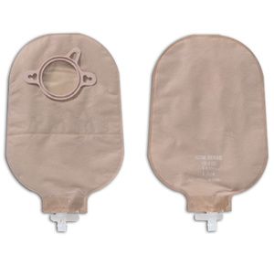 Hollister New Image Two-Piece Beige Urostomy Pouch With Anti-Reflux Valve