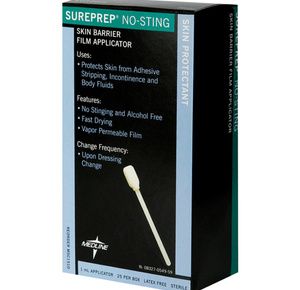 Medline Sureprep No-Sting Skin Protectant Wand