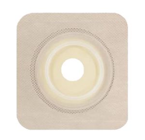 Genairex Securi-T Two-Piece Flat Standard Pre-Cut Wafer with Flexible Collar