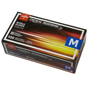Medline Critical Response Nitrile Powder-Free Exam Gloves