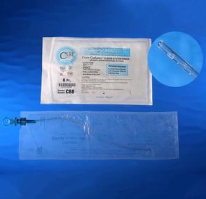 Cure Catheter Unisex Straight Tip Single Closed System