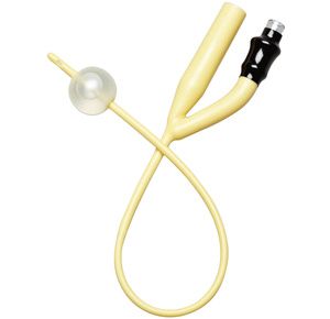 Medline Pediatric Silicone-Elastomer Coated Latex Foley Catheters - 3cc Balloon Capacity