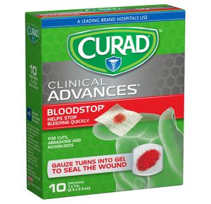 Medline Curad Bloodstop Sterile Hemostat Gauze