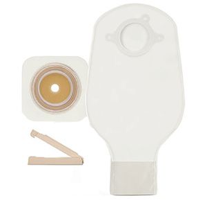 ConvaTec SUR-FIT Natura Two-Piece Transparent Non-Sterile Unit Dose Kit With Tail Clip