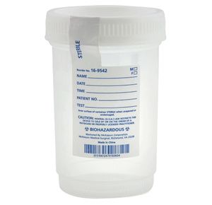McKesson Specimen Container With Screw Cap For Pneumatic Tube Systems