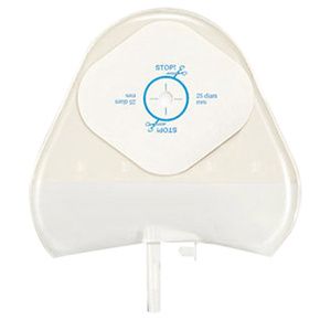 ConvaTec Little Ones One-piece Regular Wear Cut-to-Fit Transparent Urostomy Pouch With Stomahesive Skin Barrier