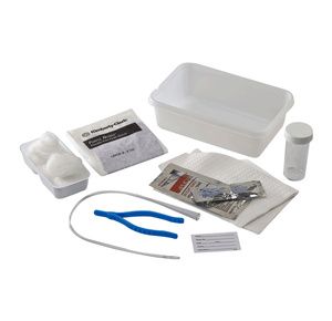 Covidien Open Urethral Catheter Tray With 14FR Straight Tip Catheter